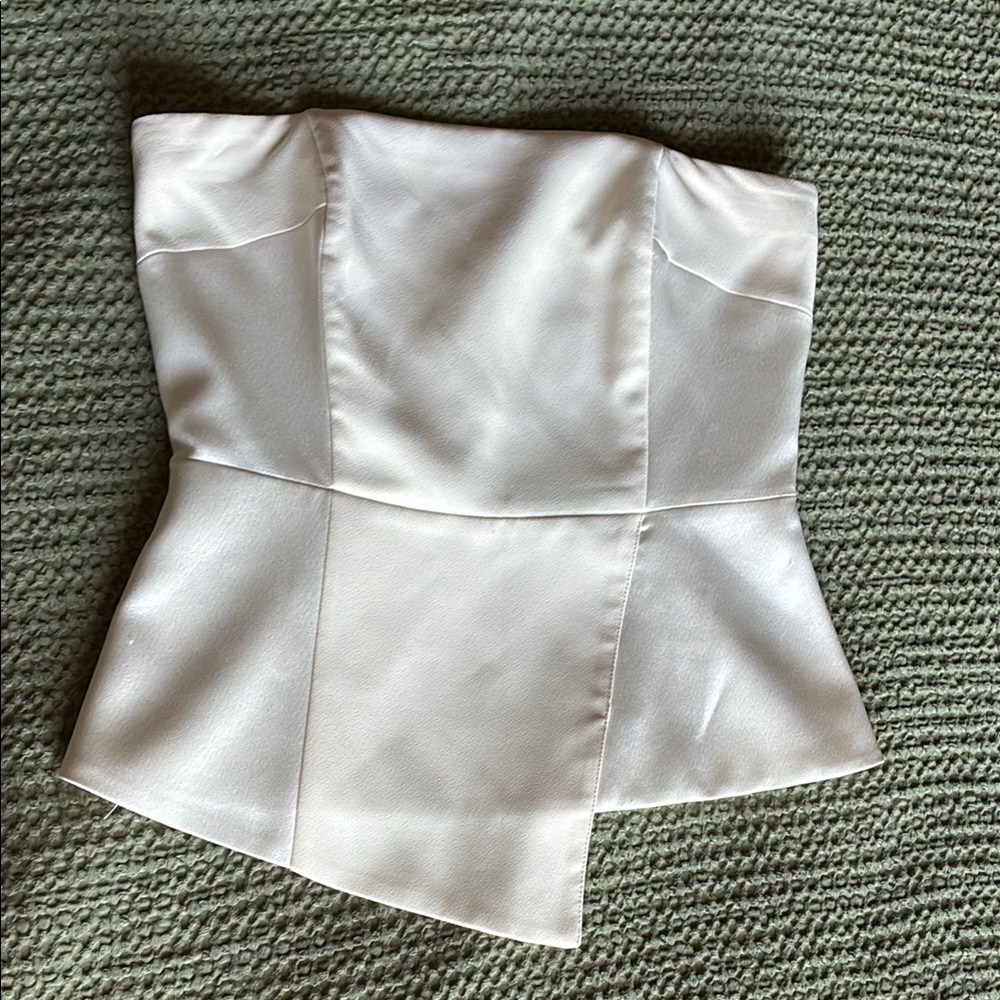 White House Black Market Strapless Top